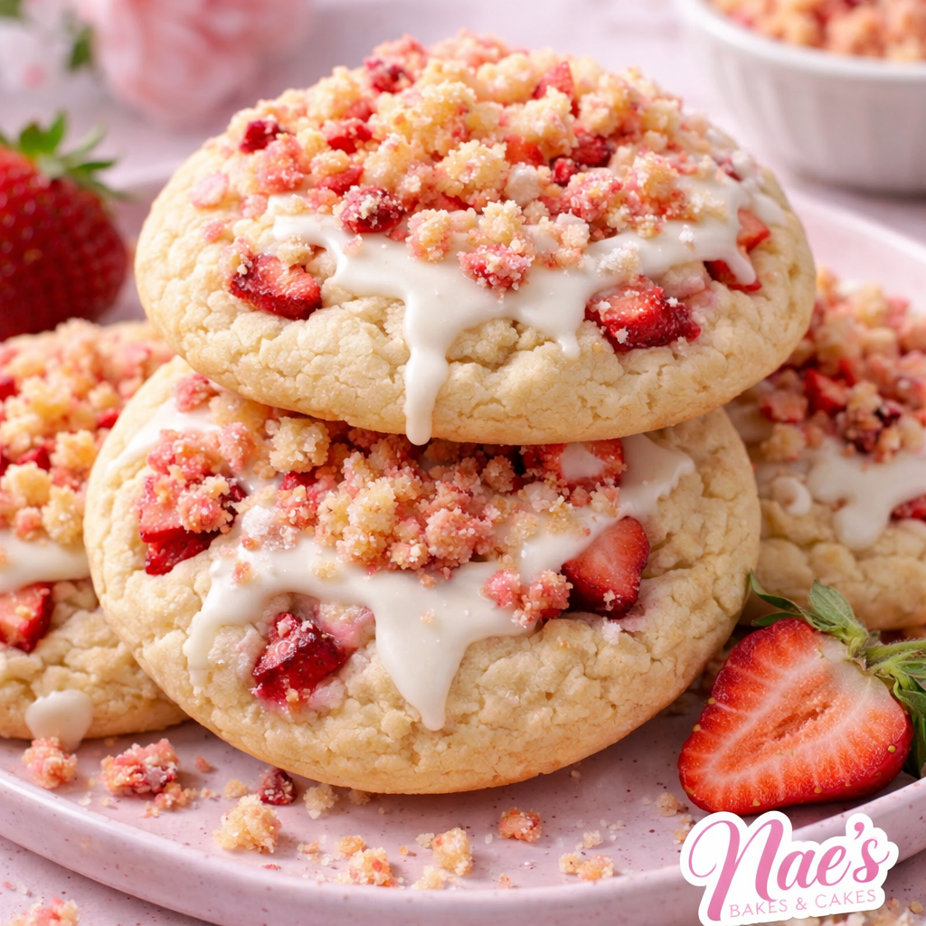 Strawberry Shortcake Cookie 🍓