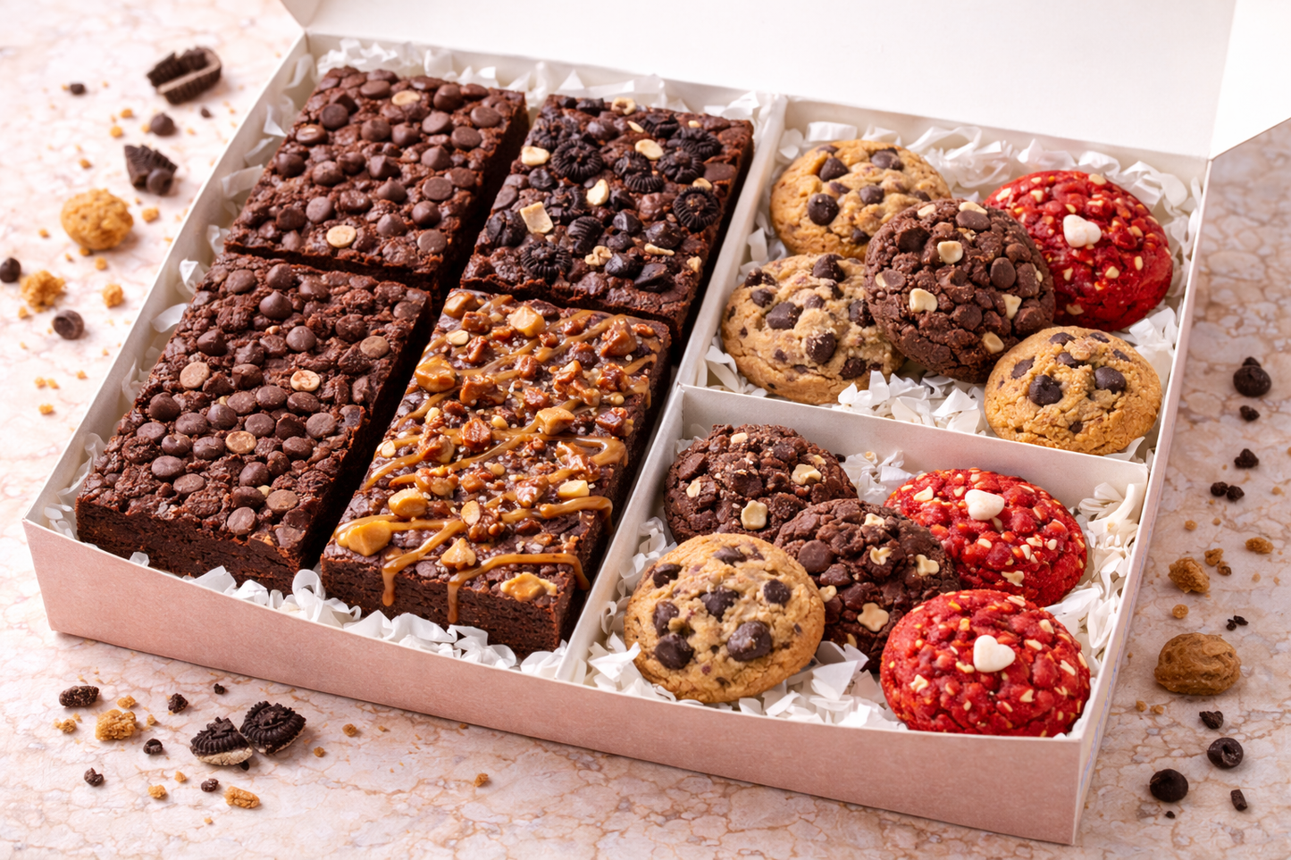 🍪🍫 Brownie & Cookie Bento Box